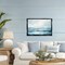 Stupell Industries Watercolor Moody Waves Black Framed Floater Canvas Wall Art, design by LSR Design Studio